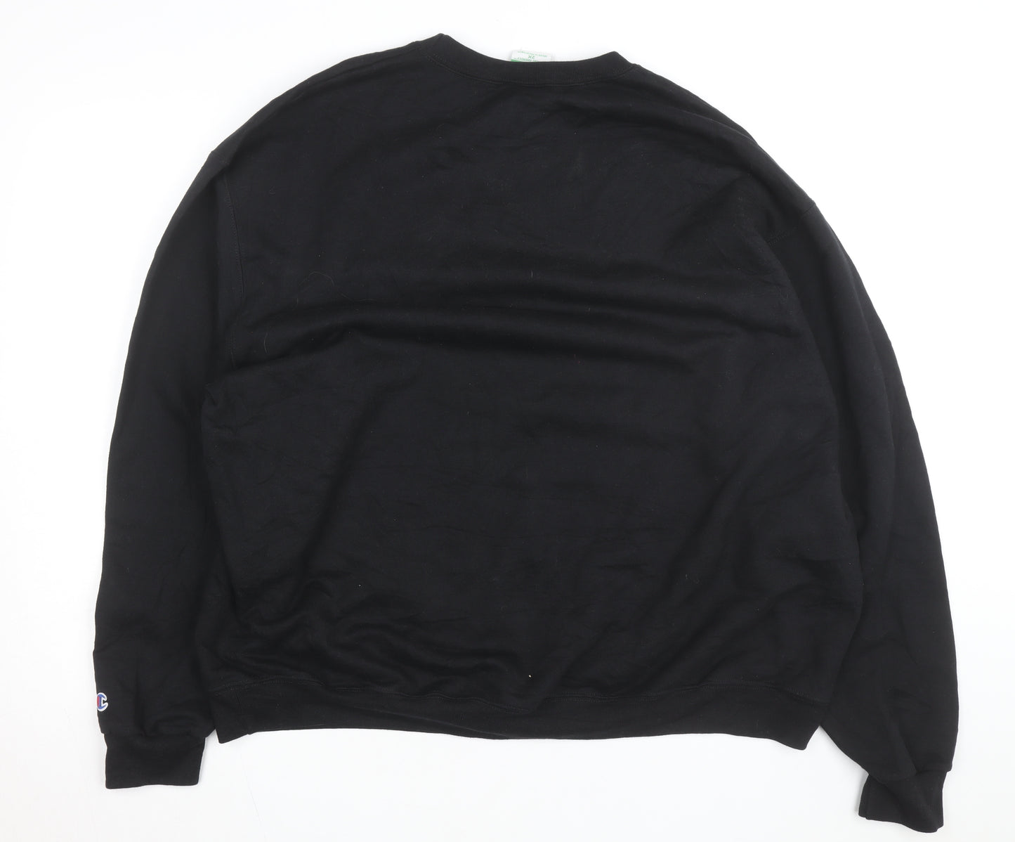 Champion Men's Black 2XL Pullover Sweatshirt Argyle Norse Design