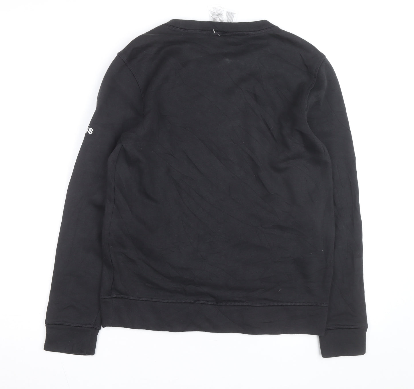 Adidas Teens Black 164 Pullover Crew Neck Sweatshirt