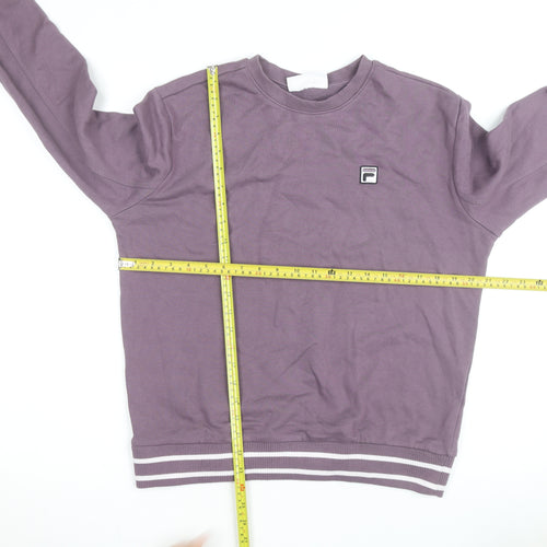 FILA Men's Purple Crew Neck Sweatshirt Size M Classic Pullover