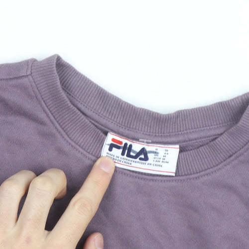 FILA Men's Purple Crew Neck Sweatshirt Size M Classic Pullover