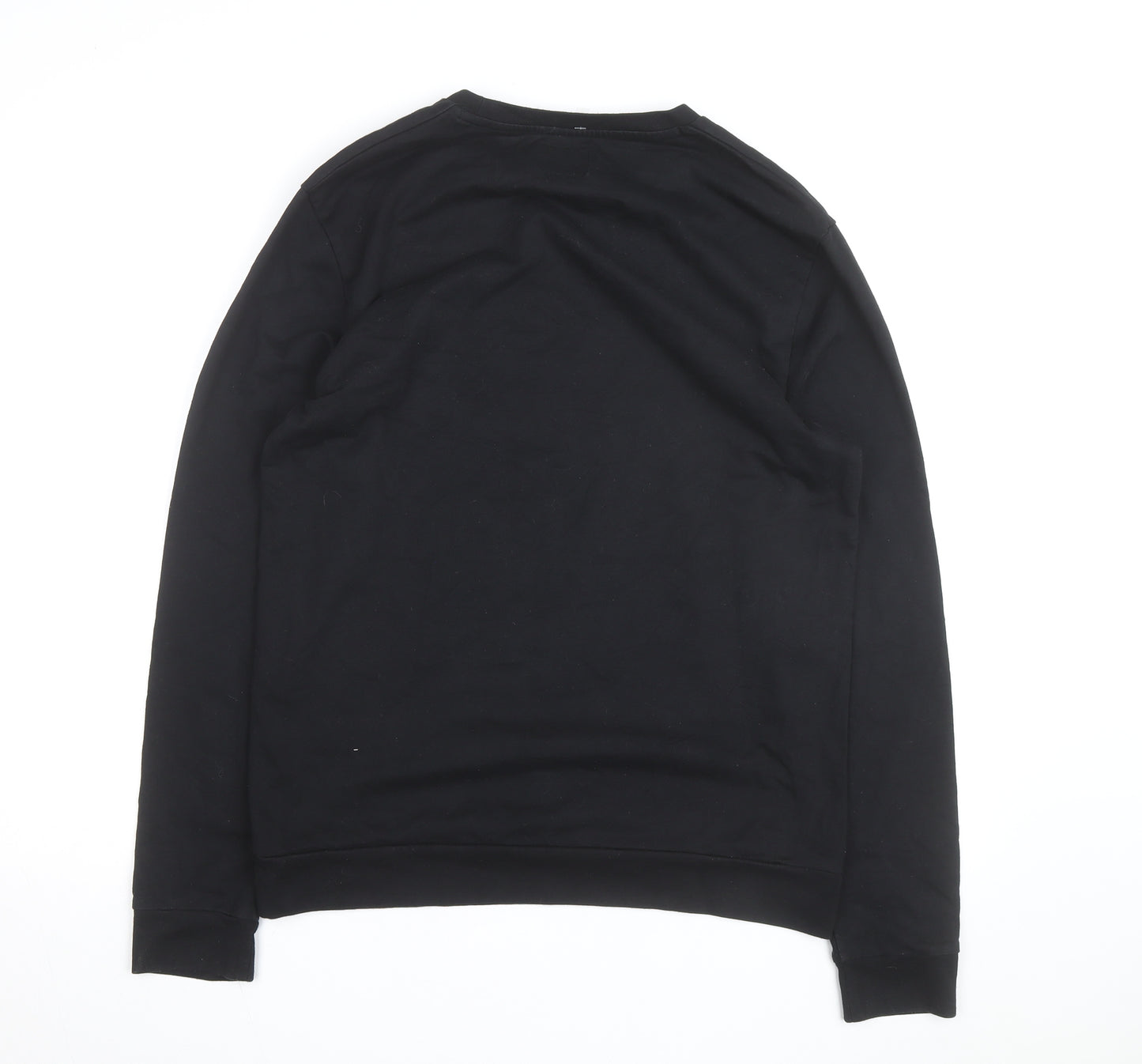 Only & Sons Men’s Black Graphic Dog Print Pullover Sweatshirt Size L