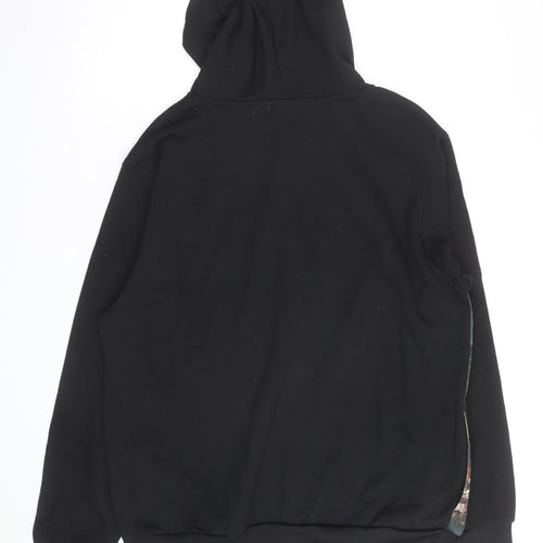Star Wars Teen Black Full Zip Hoodie L Movie Graphic Sweatshirt