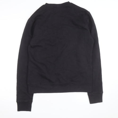 Champion Men's Black Logo Pullover Sweatshirt Size S