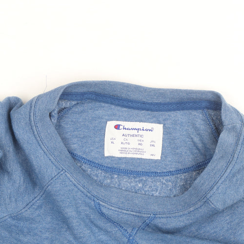 Champion Men's Blue XL Crew Neck Pullover Sweatshirt