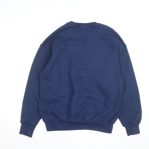 Starter Mens Blue Cowboys Football Sweatshirt Medium Vintage Crew Neck