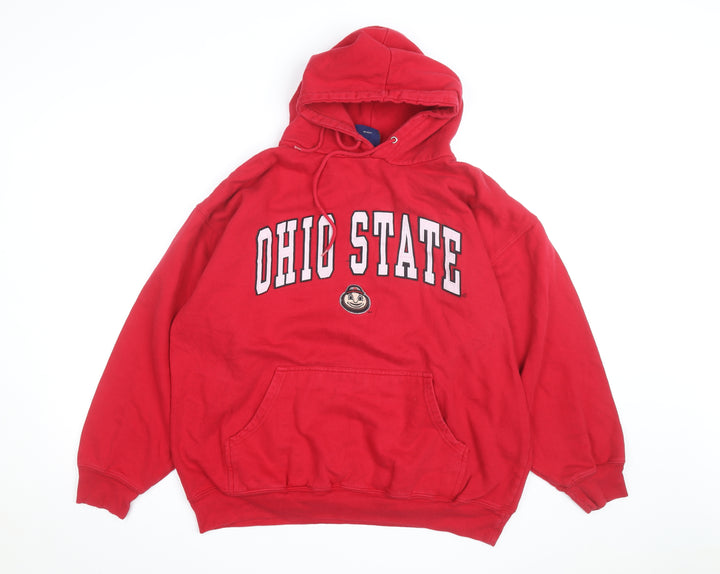 Old Varsity Brand Men’s Red Ohio State Pullover Hoodie L