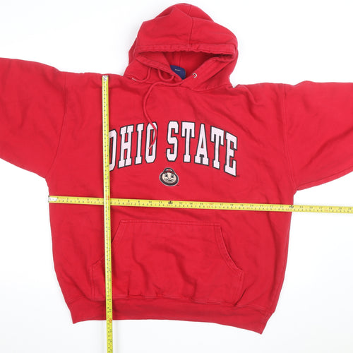 Old Varsity Brand Men’s Red Ohio State Pullover Hoodie L