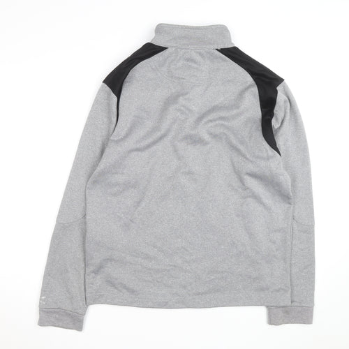 Colosseum Athletics Men's Grey 1/4 Zip Iowa Pullover Sweatshirt L