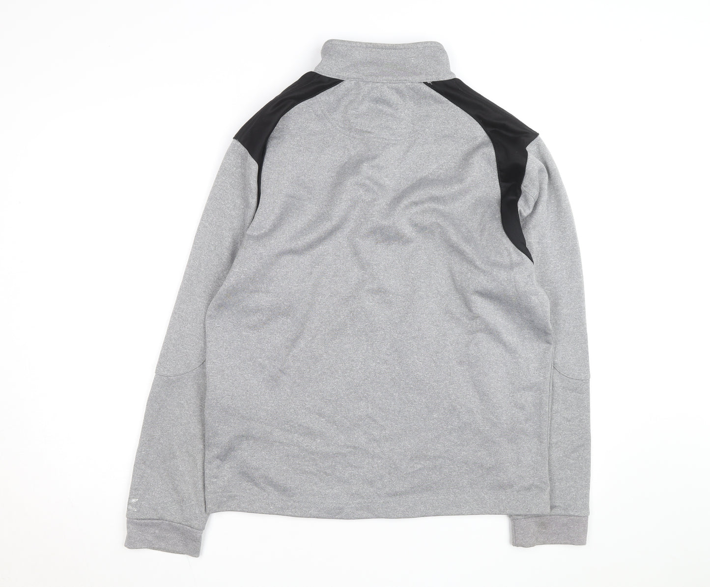 Colosseum Athletics Men's Grey 1/4 Zip Iowa Pullover Sweatshirt L
