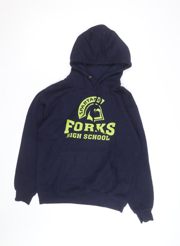 Prairie Mountain Men's Blue Forks High School Pullover Hoodie M