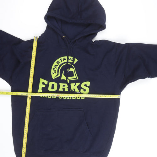 Prairie Mountain Men's Blue Forks High School Pullover Hoodie M