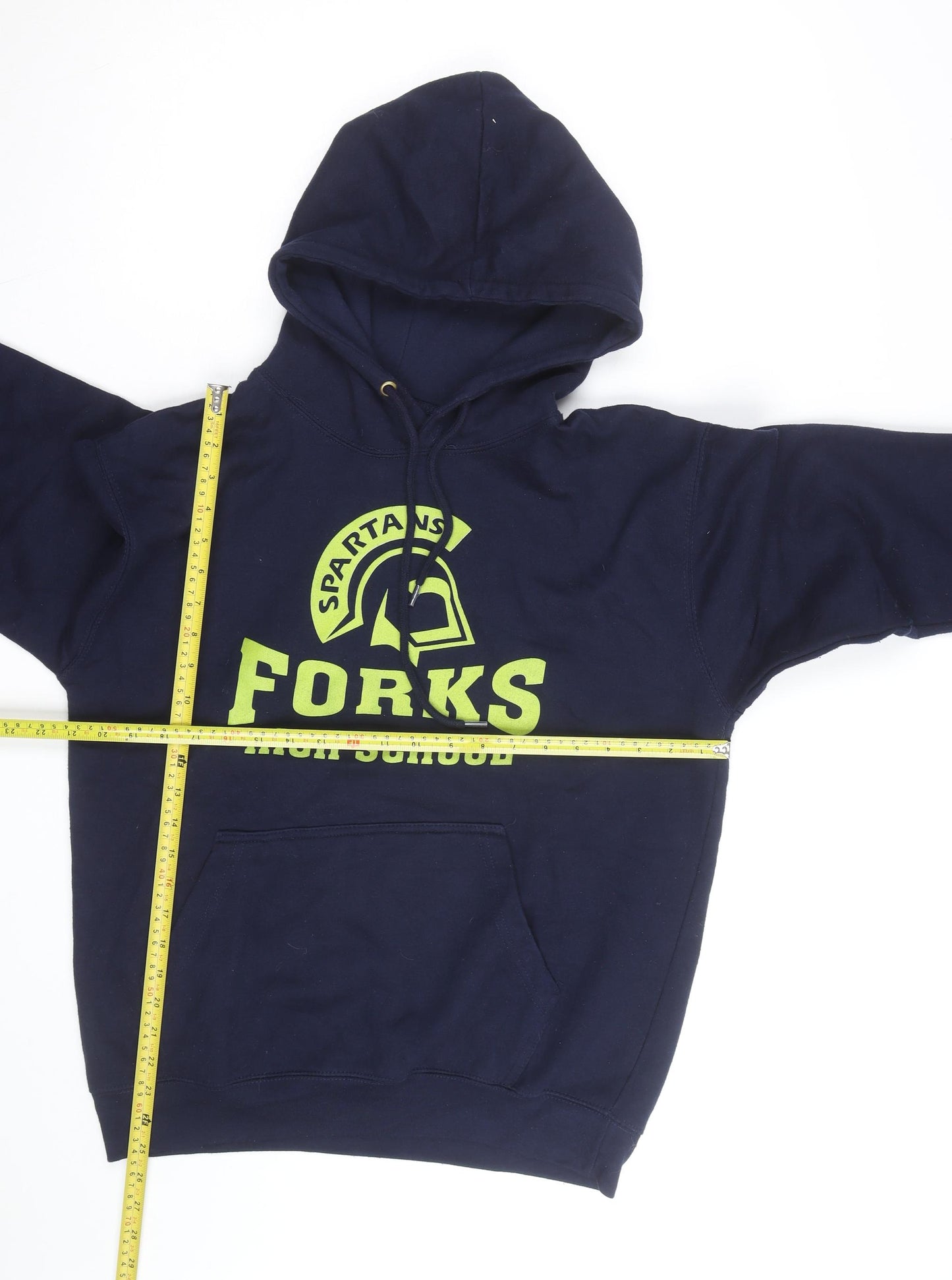 Prairie Mountain Men's Blue Forks High School Pullover Hoodie M