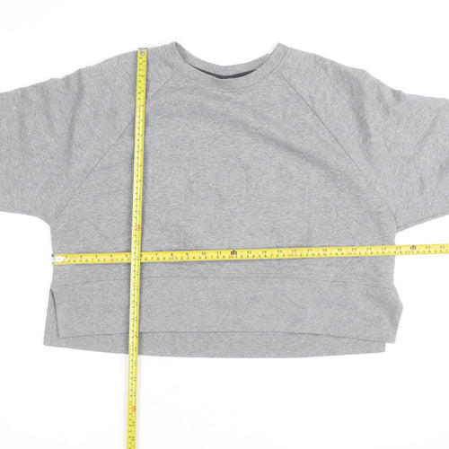 Nike Women’s Grey Dri-FIT Pullover Sweatshirt Medium
