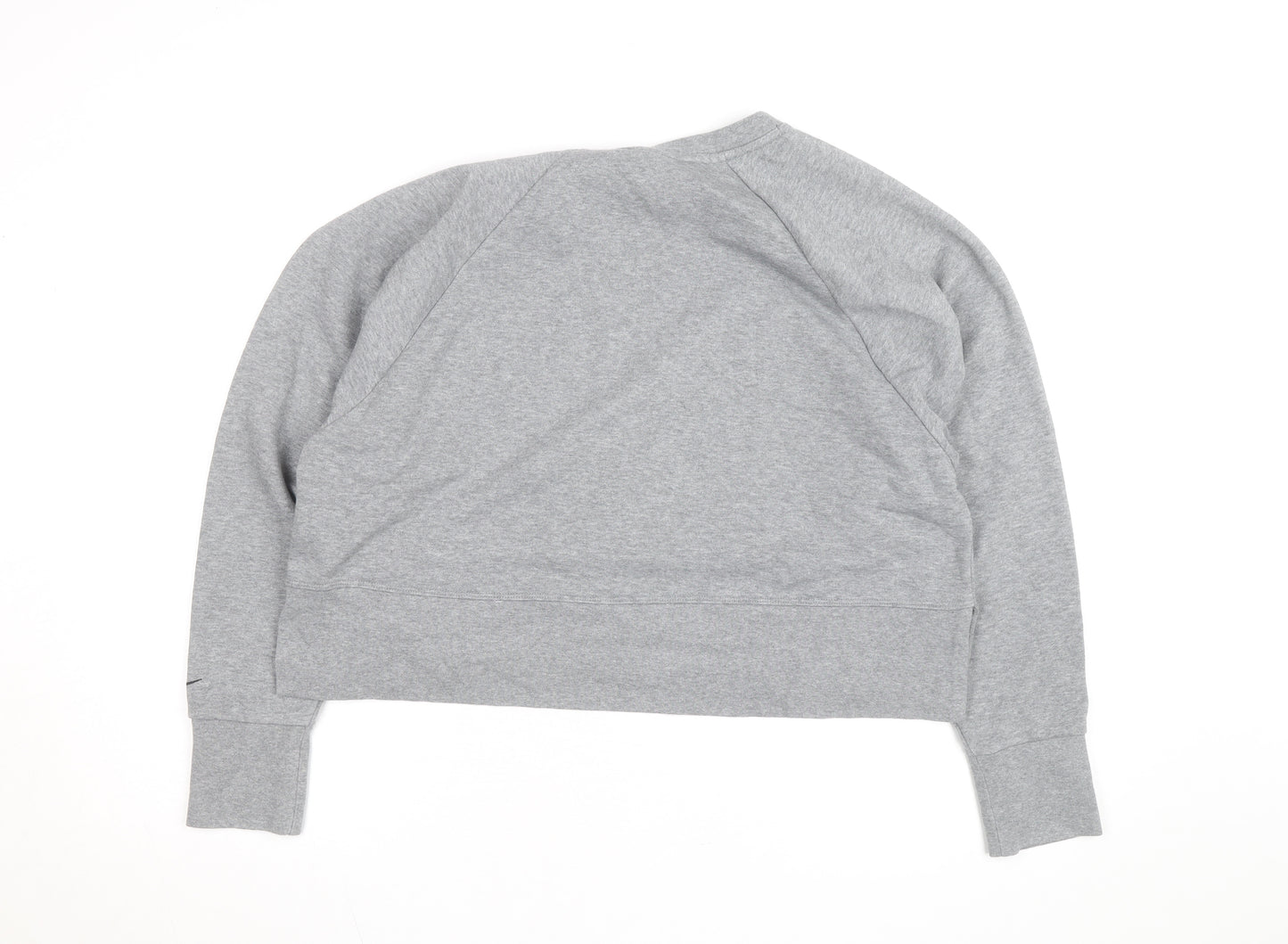 Nike Women’s Grey Dri-FIT Pullover Sweatshirt Medium