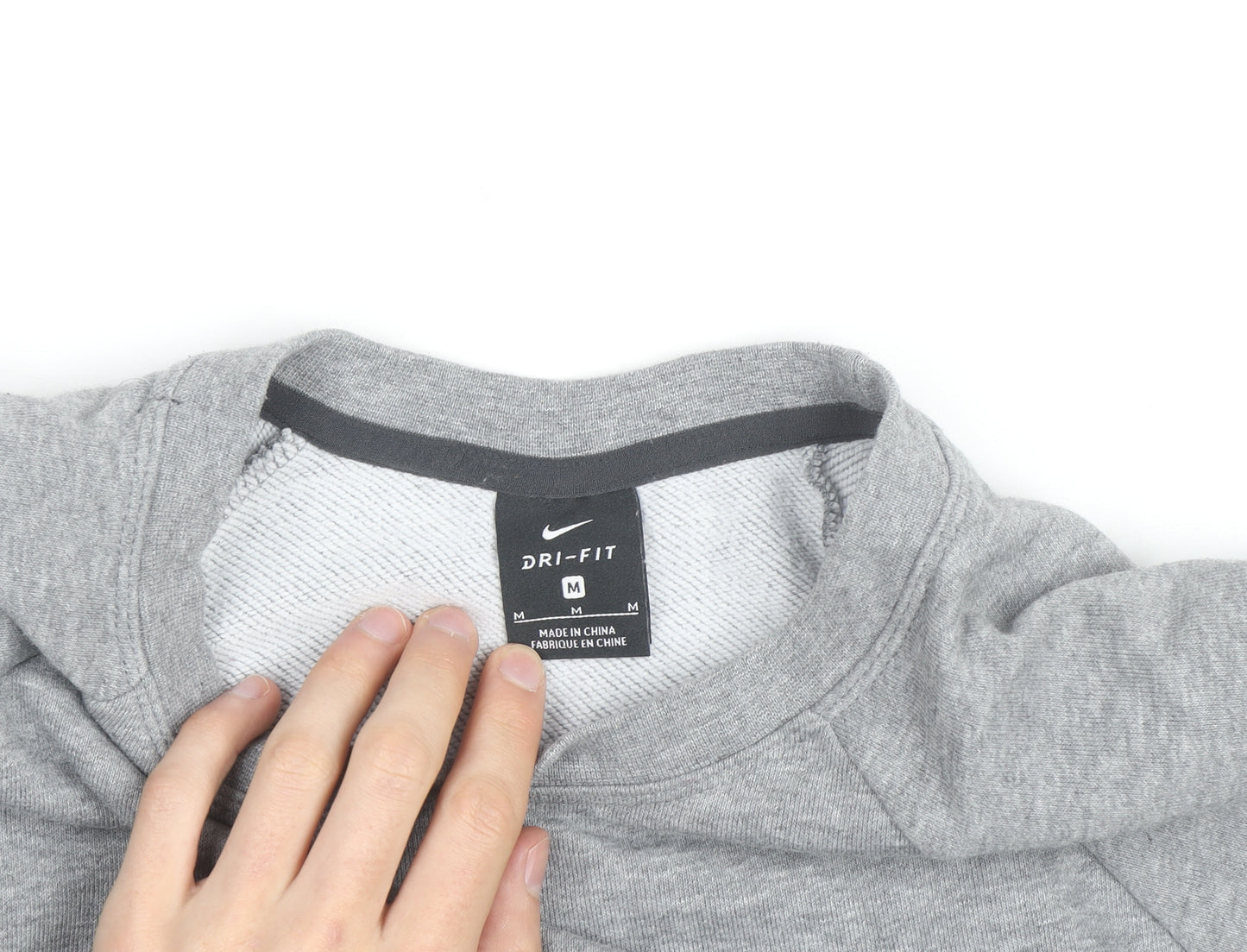 Nike Women’s Grey Dri-FIT Pullover Sweatshirt Medium