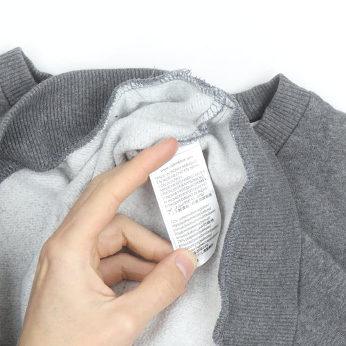 Calvin Klein Men's Grey Crew Neck Pullover Sweatshirt M