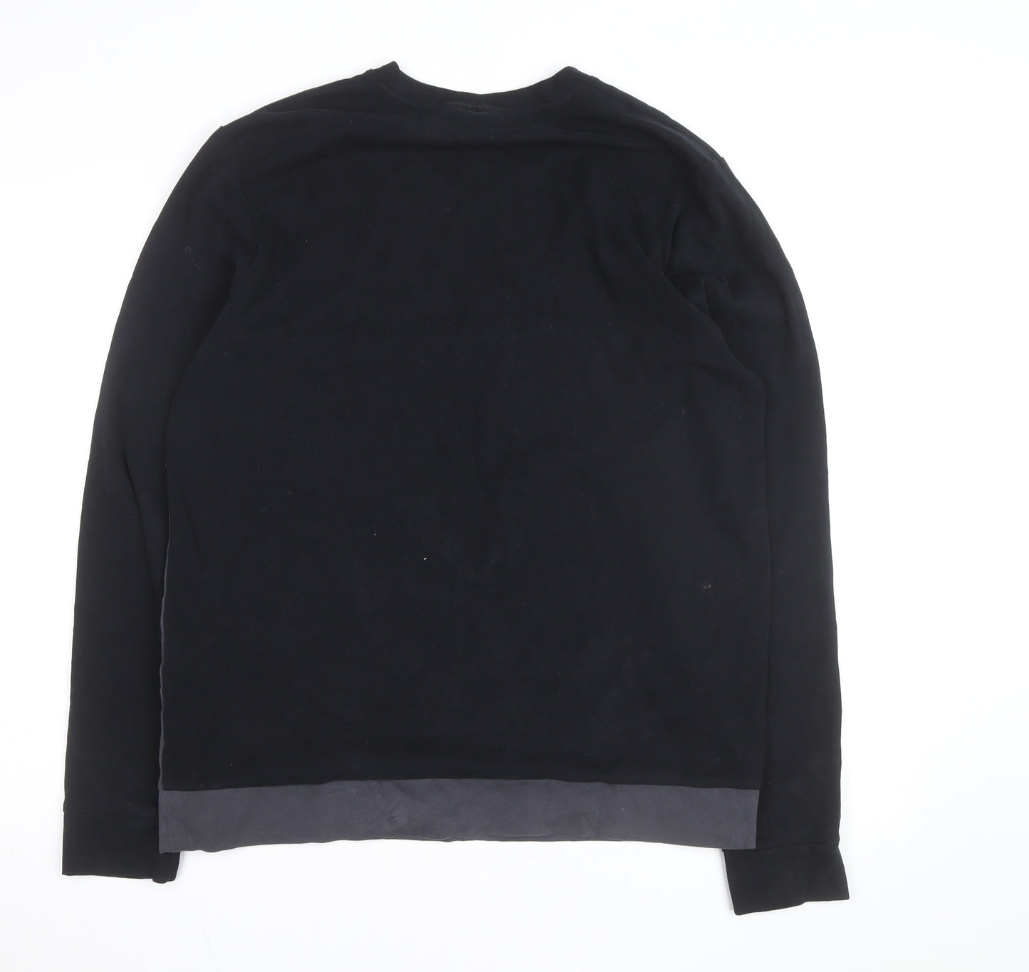 FILA Men's Black Regular Fit Pullover Sweatshirt Size L