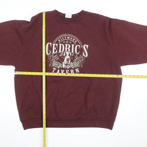 Champion Men's Brown XL Pullover Crew Neck Graphic Sweatshirt
