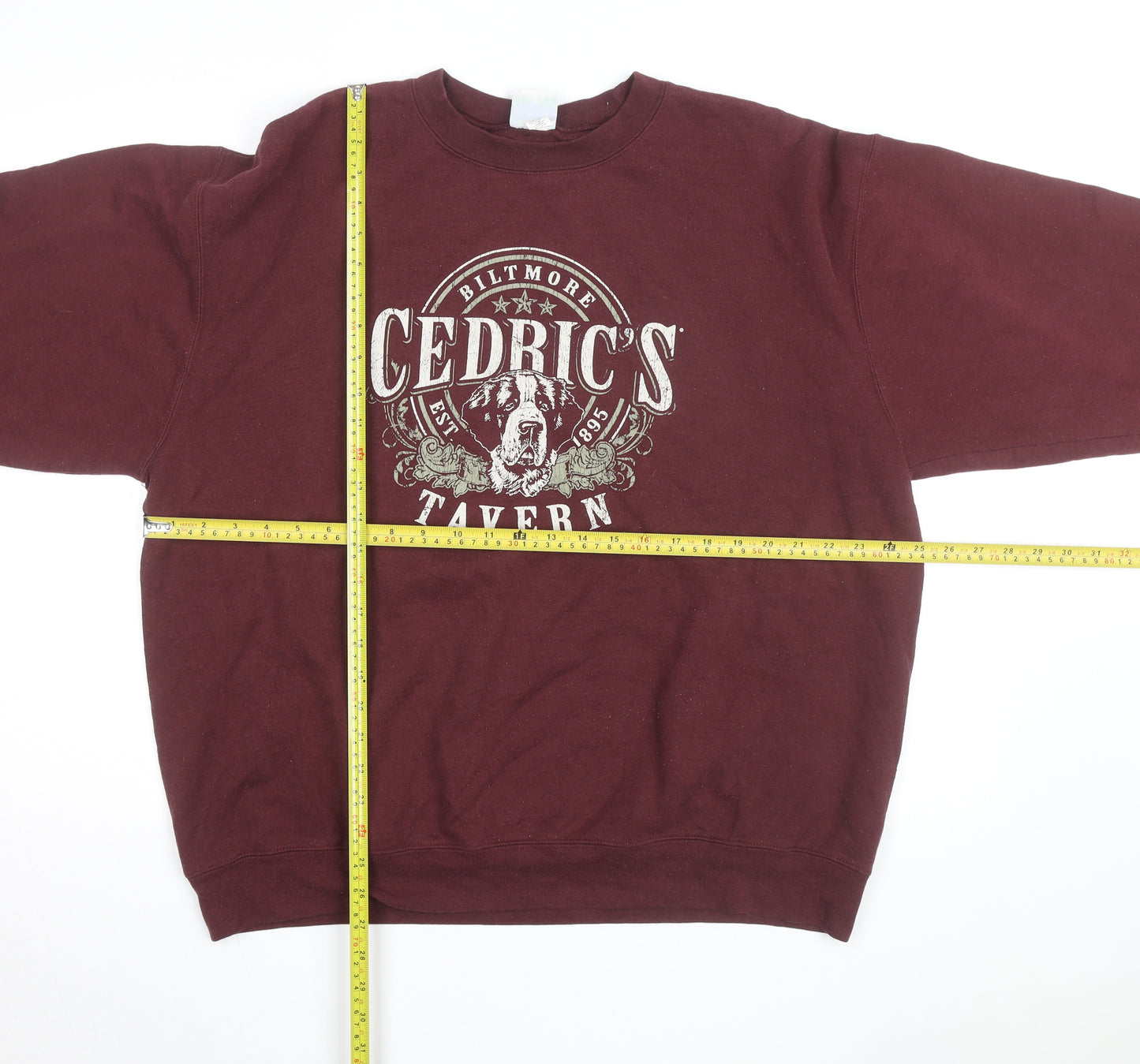 Champion Men's Brown XL Pullover Crew Neck Graphic Sweatshirt