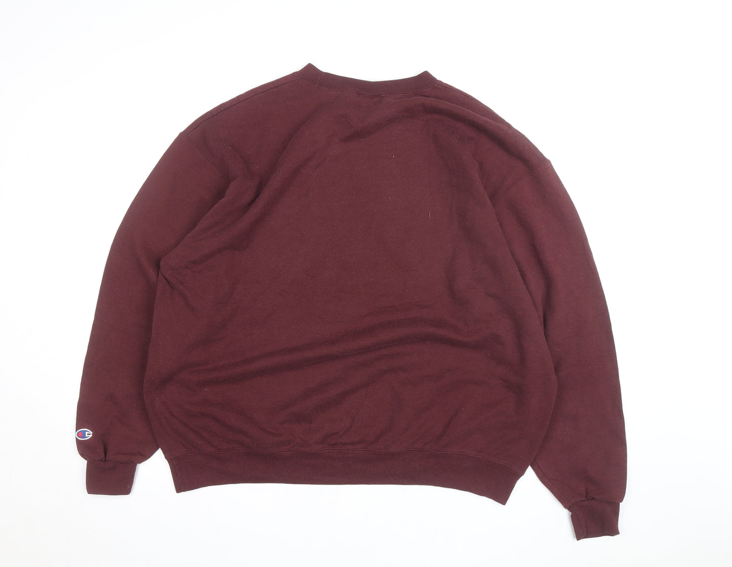 Champion Men's Brown XL Pullover Crew Neck Graphic Sweatshirt