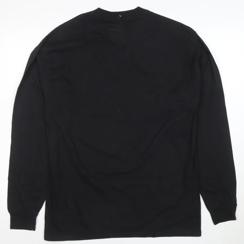 Hanes Disney Parks Men's Black Long Sleeve Walt Disney World T-Shirt L