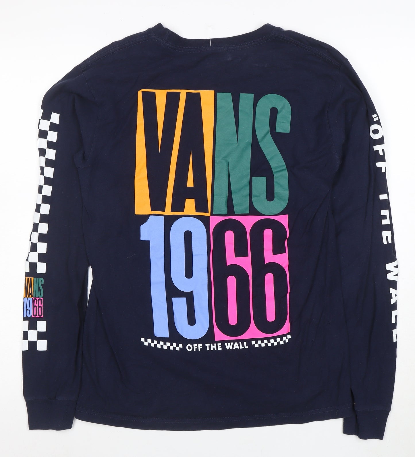 Vans Men's Blue Long Sleeve Pullover Sweatshirt Small