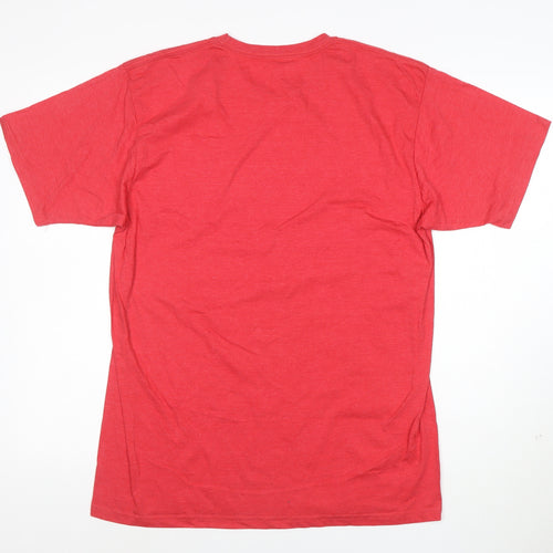 Coca-Cola Men's Red Graphic Crew Neck Short Sleeve T-Shirt Size L