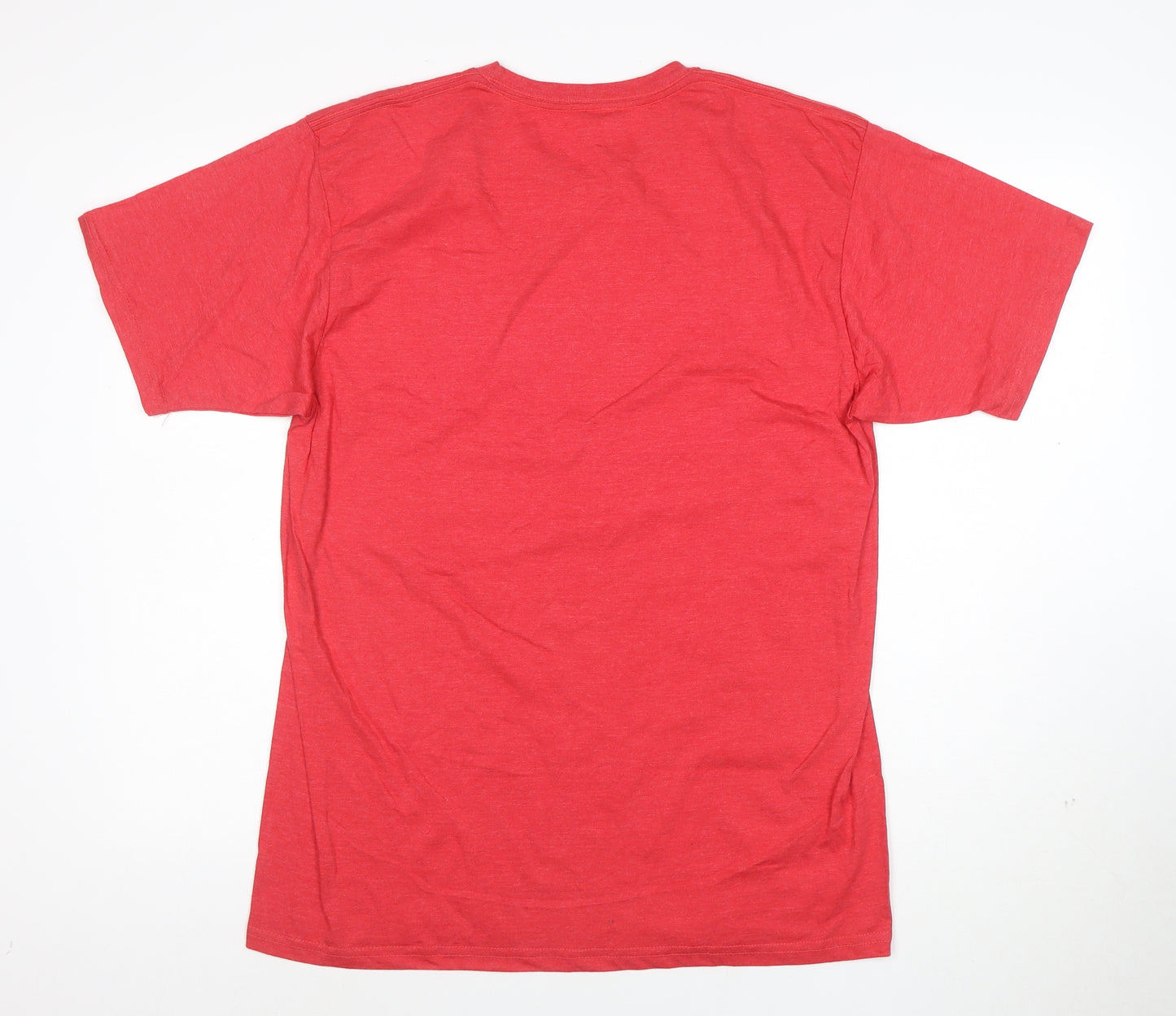 Coca-Cola Men's Red Graphic Crew Neck Short Sleeve T-Shirt Size L