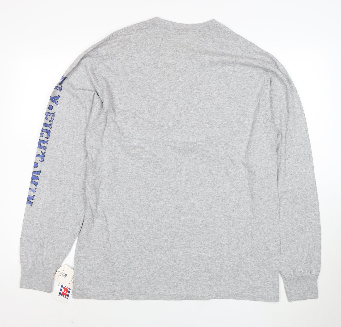 Soffe Men's Grey Air Force Long Sleeve Graphic T-Shirt Size L
