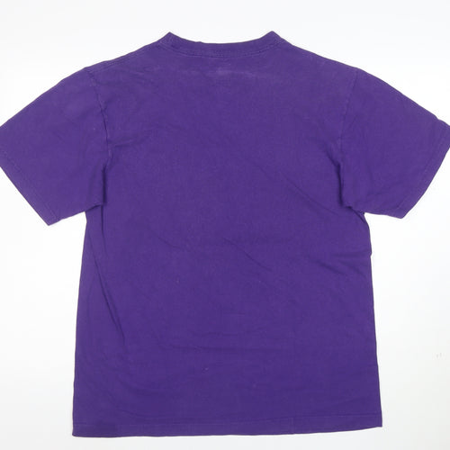 Reebok Men's Purple Minnesota Vikings Graphic T-Shirt Size L