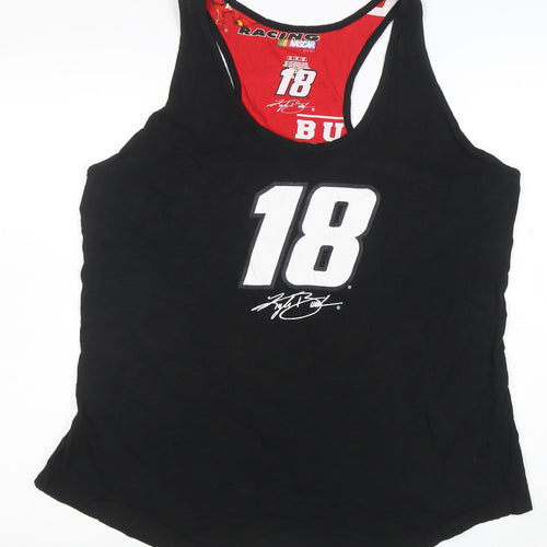 NASCAR Men’s Black 3XL Sleeveless Racing Graphic T-Shirt