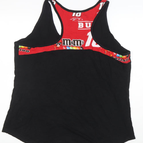 NASCAR Men’s Black 3XL Sleeveless Racing Graphic T-Shirt