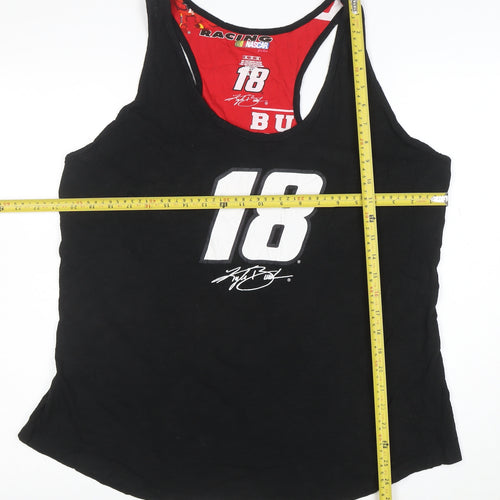 NASCAR Men’s Black 3XL Sleeveless Racing Graphic T-Shirt
