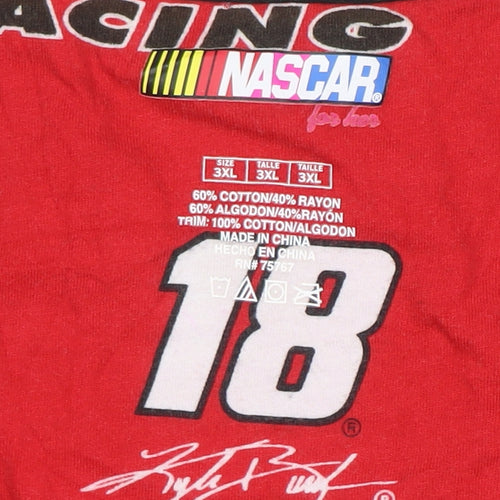 NASCAR Men’s Black 3XL Sleeveless Racing Graphic T-Shirt