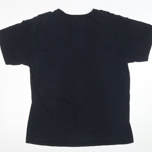 Disney Men's Black Mickey Mouse Graphic T-Shirt Size L
