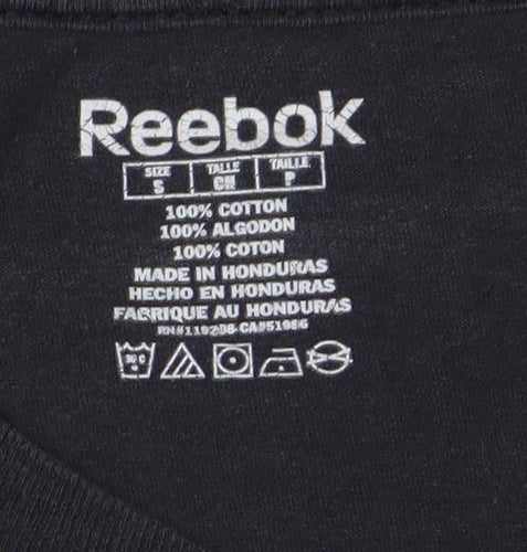 Reebok Men's Black San Jose Sharks Hockey Long Sleeve T-Shirt Size S