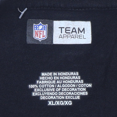 NFL Team Apparel Men's Black XL Steelers Long Sleeve Football T-Shirt