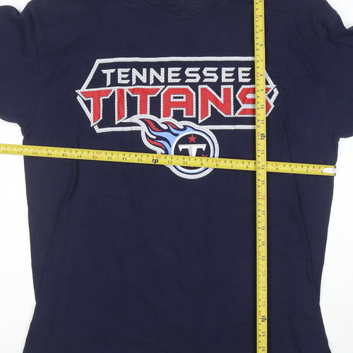Lee Sport Men's Navy Tennessee Titans Long Sleeve T-Shirt Size L