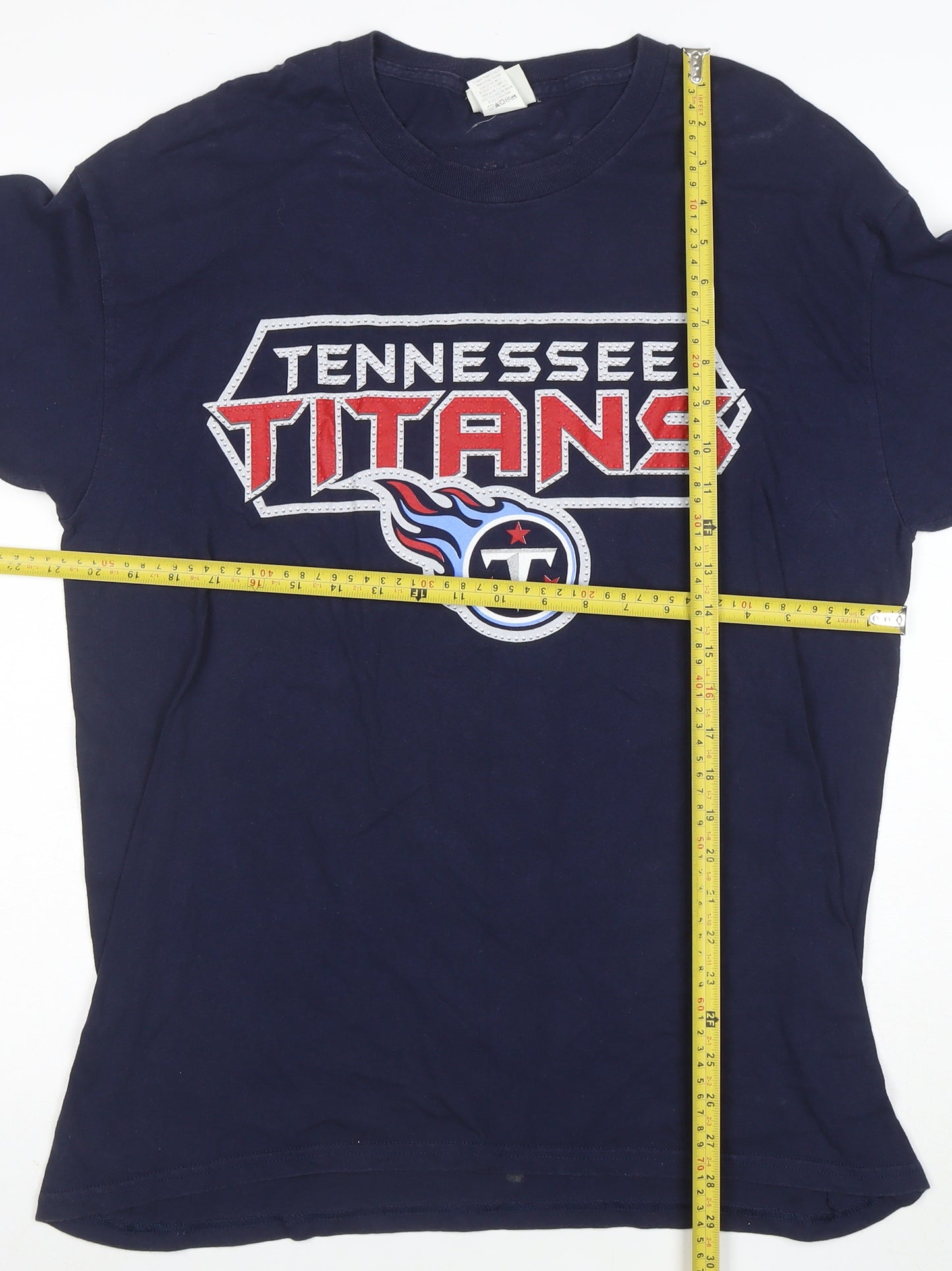 Lee Sport Men's Navy Tennessee Titans Long Sleeve T-Shirt Size L