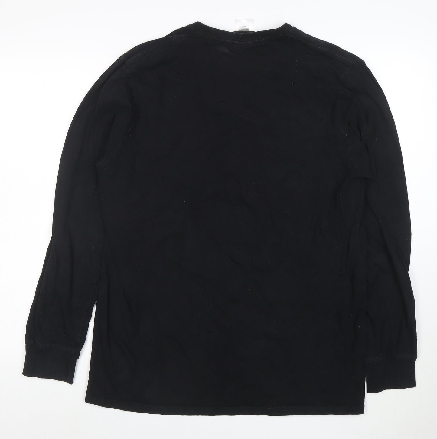 Harley-Davidson Men's Black Long Sleeve Cotton T-Shirt Size L