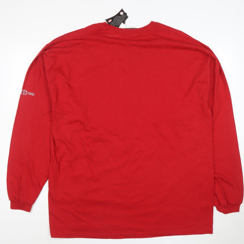 College Issue Men’s Red XL Long Sleeve Ohio State Buckeyes T-Shirt