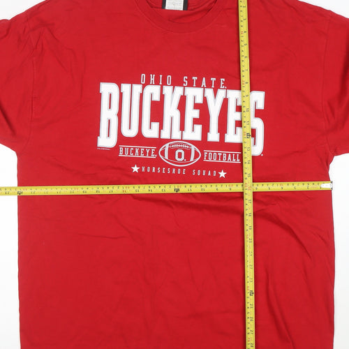 College Issue Men’s Red XL Long Sleeve Ohio State Buckeyes T-Shirt