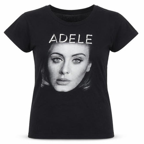Adele Womens Black Live 2016 Tour Short Sleeve Cotton T-Shirt Size S