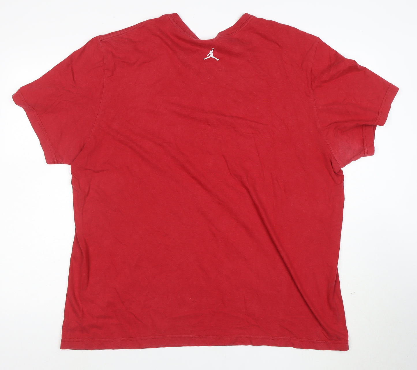 Jordan Men's Red 2XL Graphic Sports T-Shirt