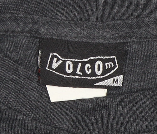 Volcom Men's Grey Graphic Short Sleeve T-Shirt Size M
