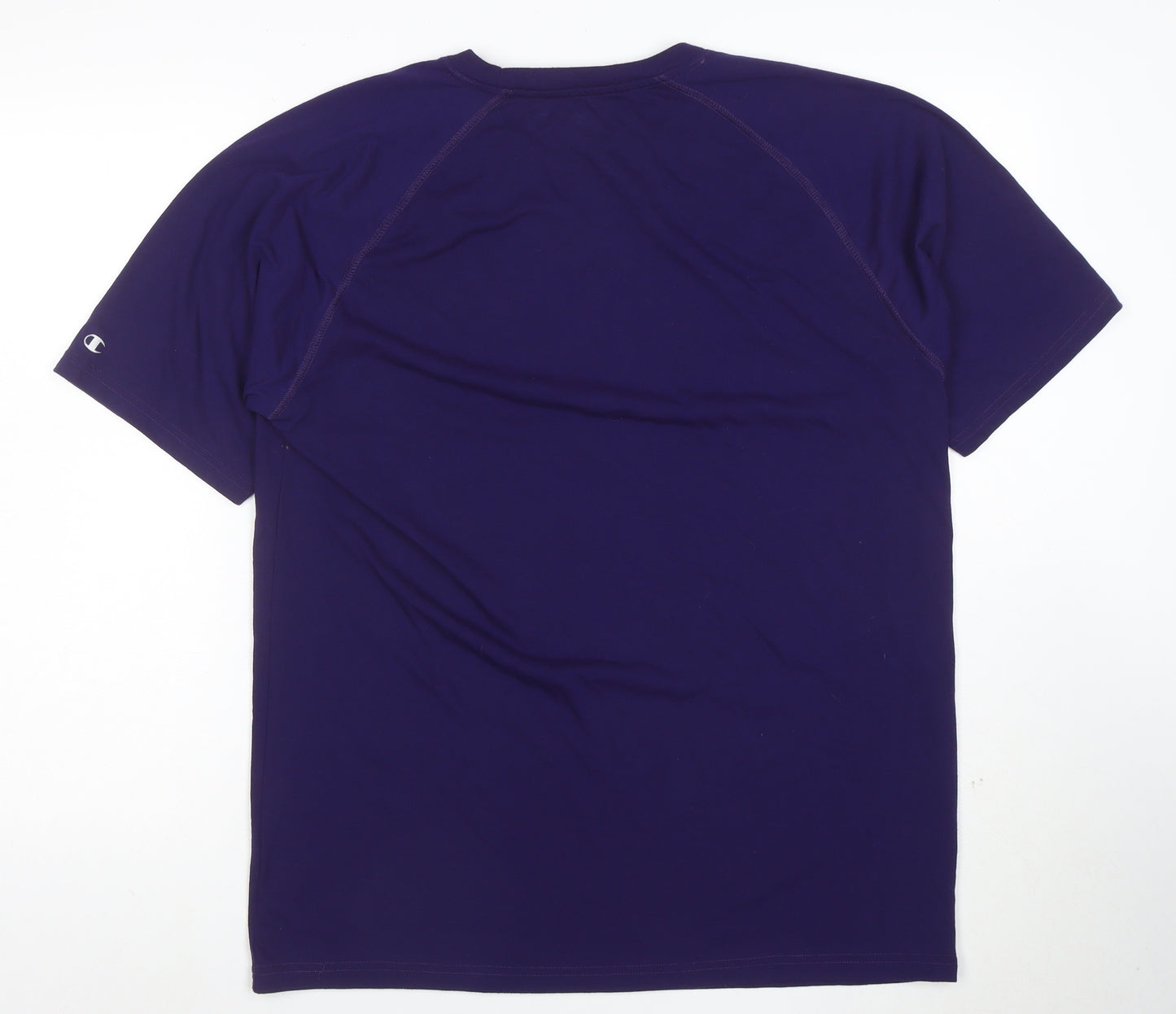 Champion Men's Purple CLU California Lutheran University T-Shirt L Polyester