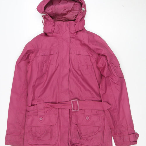 Regatta Women’s Pink Waterproof Belted Parka Jacket Size S