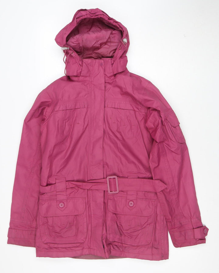 Regatta Women’s Pink Waterproof Belted Parka Jacket Size S