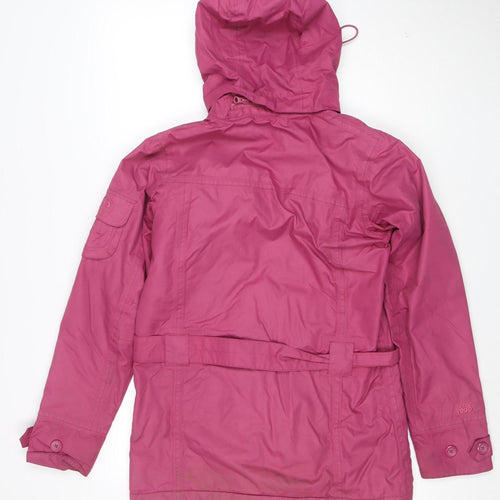 Regatta Women’s Pink Waterproof Belted Parka Jacket Size S