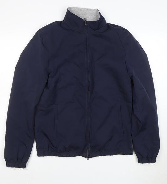 Loro Piana Men's Blue Wool Softshell Jacket Size S
